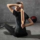 🪵 Rouleau de Massage Professionnel en Bois de Hêtre – Gua Sha Thérapeutique